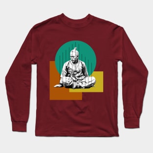 Asian Old Warrior Long Sleeve T-Shirt